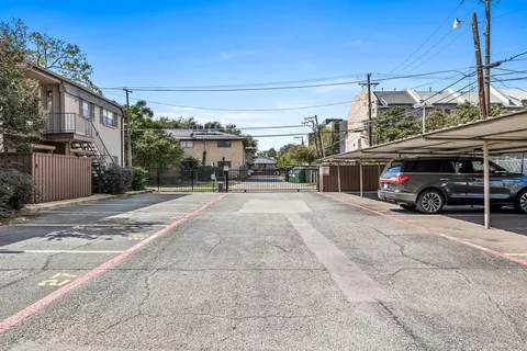 a car parked on the side of a street