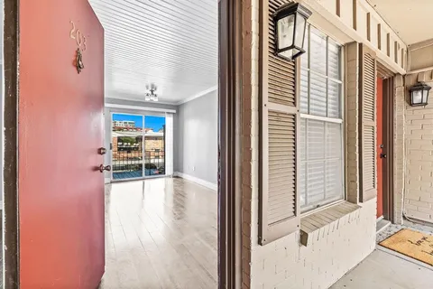 a view of an outdoor space and a balcony