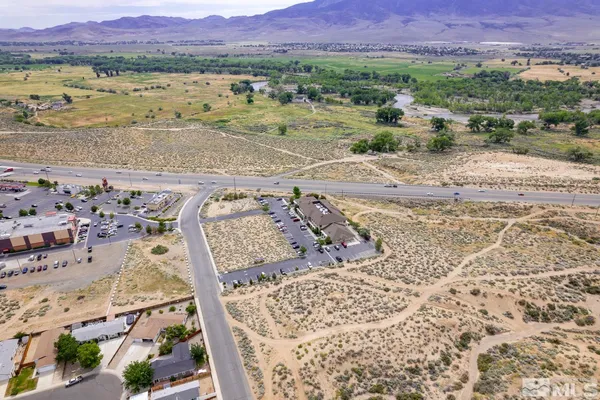 a view of city and mountain
