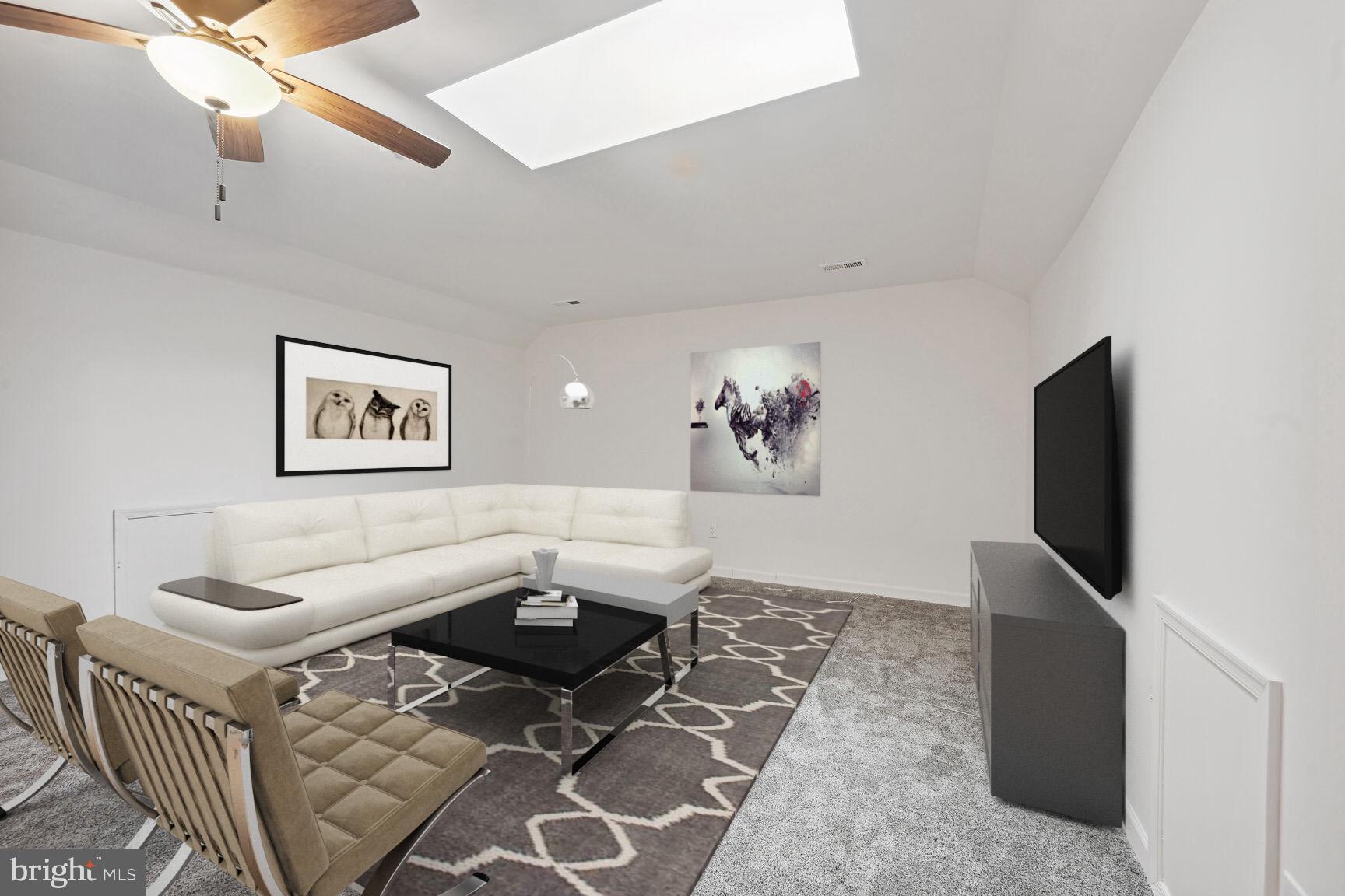 270 Brock Bridge Road Laurel, MD 20724 - Photo 17 of 28 Upper Level Loft with Skylight