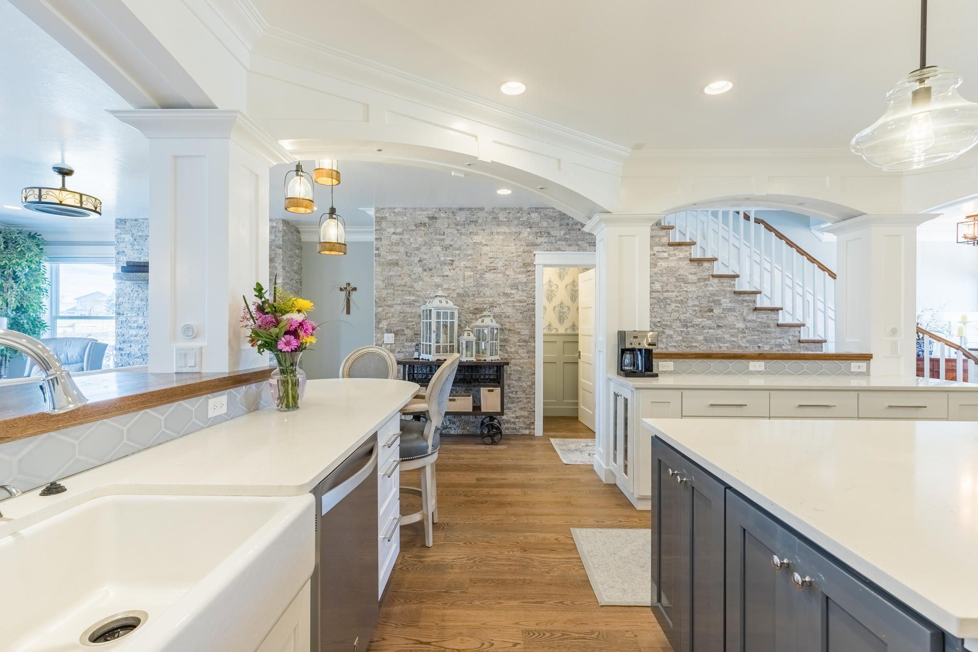 490 Cobble Drive Montrose, CO 81403 - Photo 16 of 58 a kitchen with a sink stove and cabinets