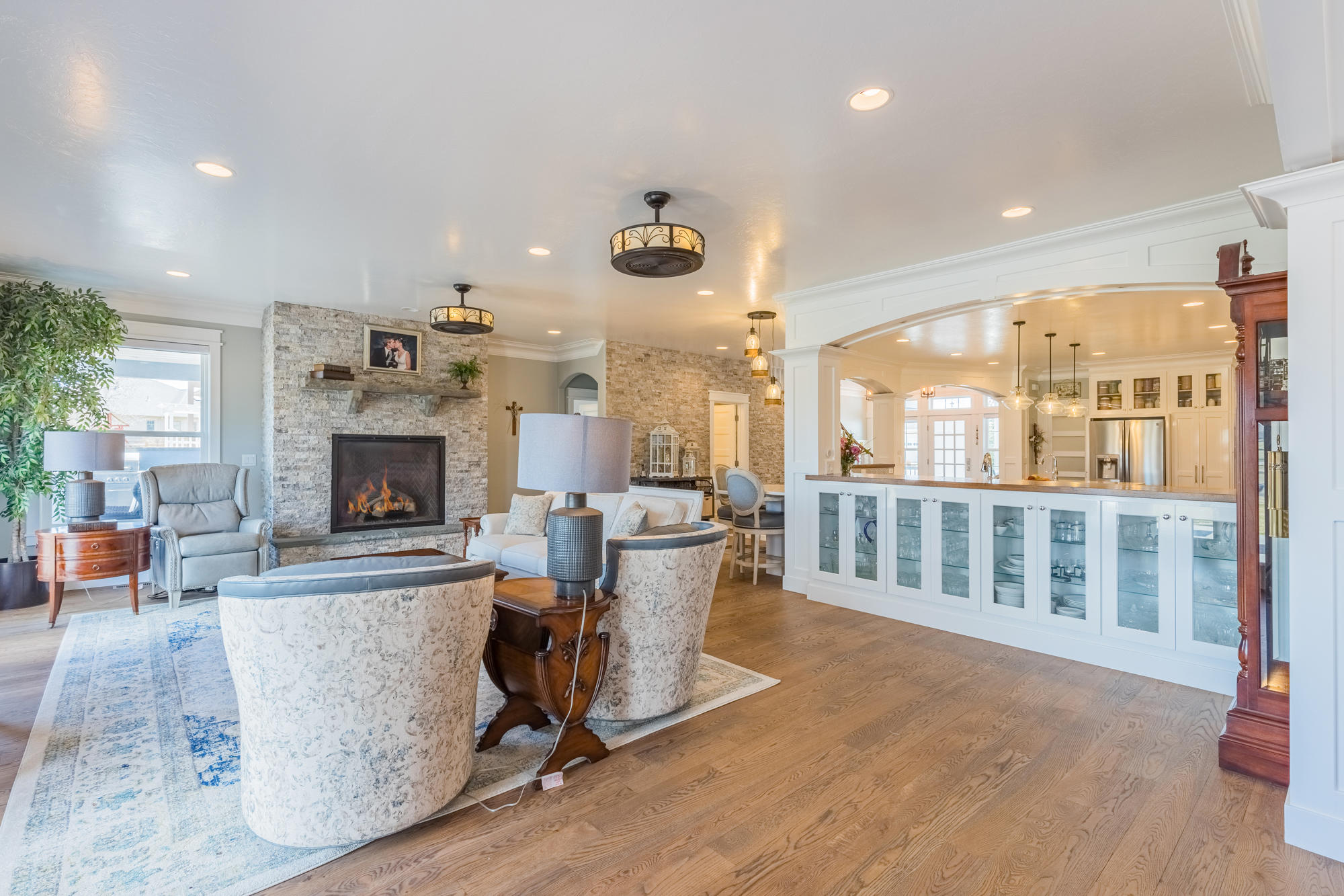 490 Cobble Drive Montrose, CO 81403 - Photo 23 of 58 a living room with furniture and a fireplace