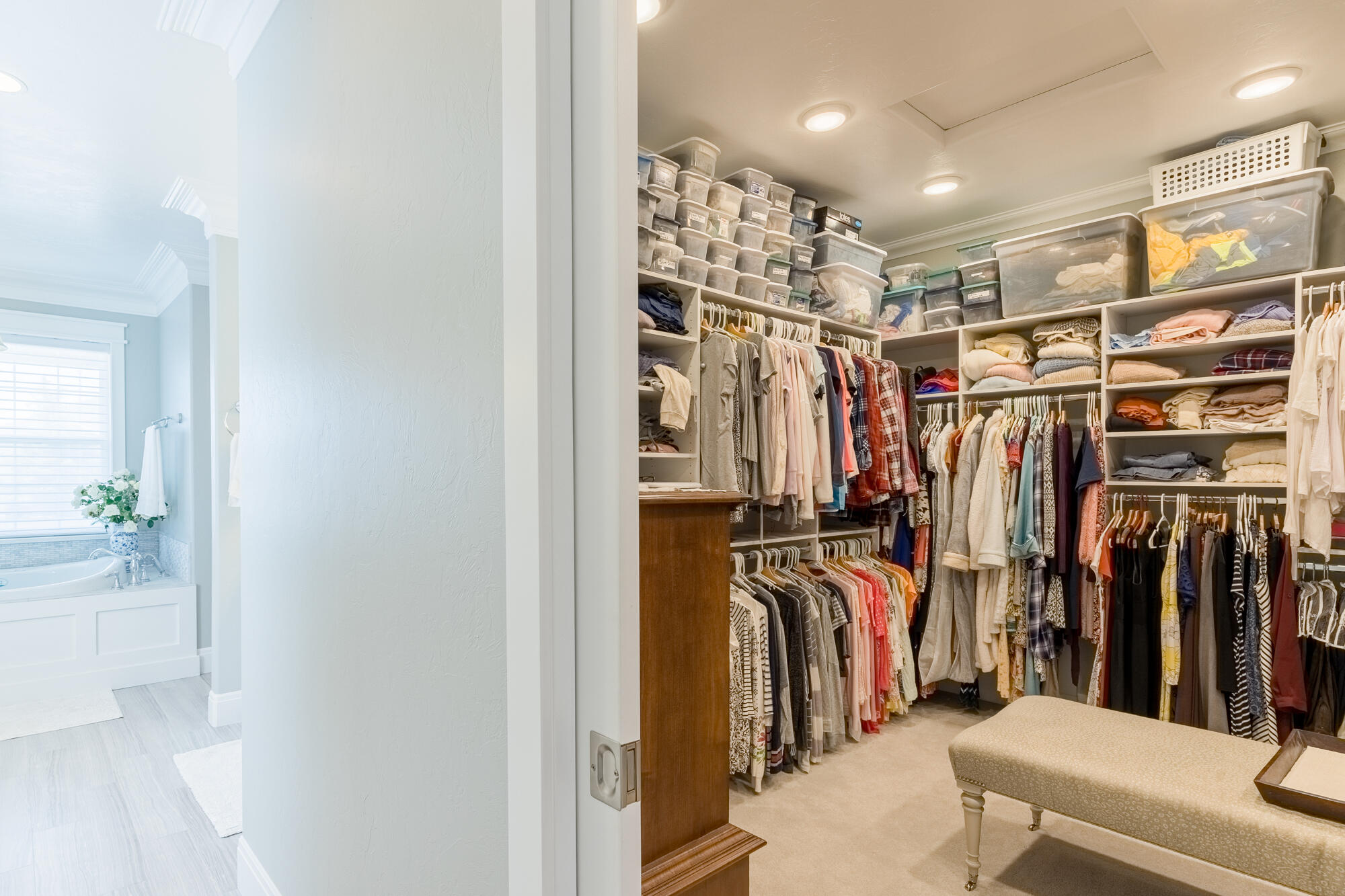 490 Cobble Drive Montrose, CO 81403 - Photo 38 of 58 a view of walk in closet with clothes and shoes