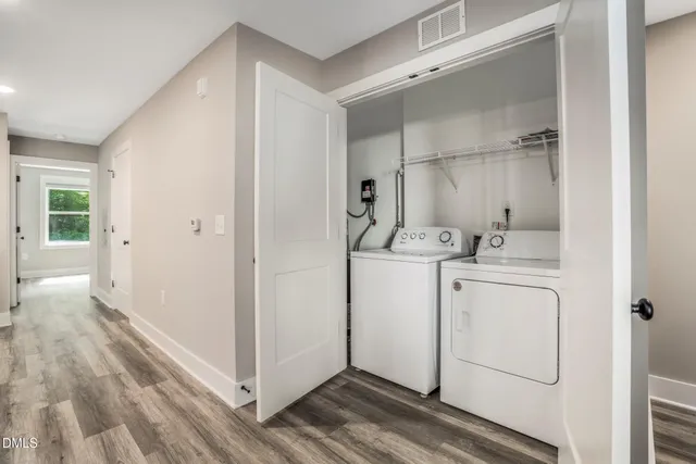 a room with storage and utility