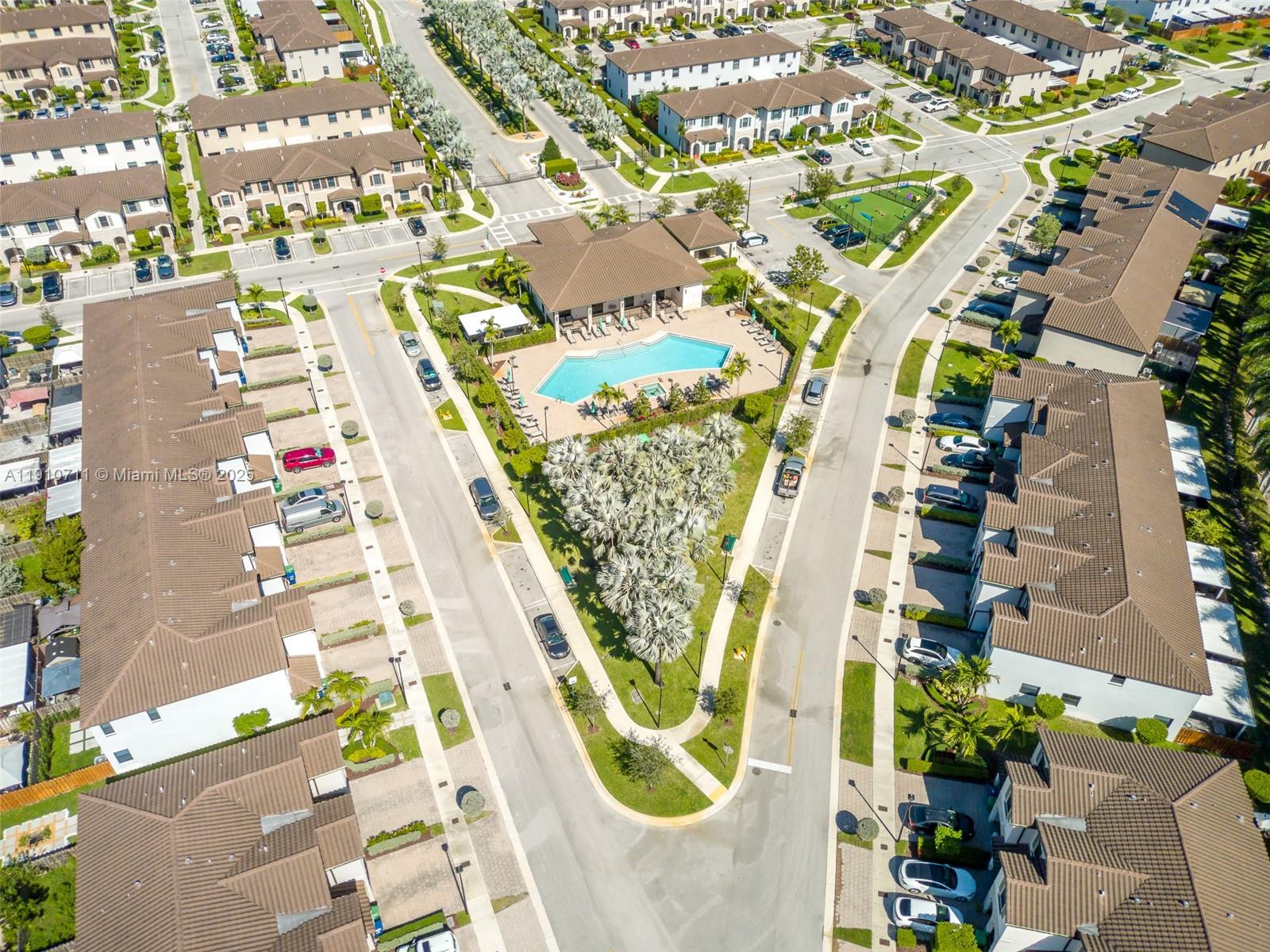 11374 Southwest 254th Terrace Homestead, FL 33032 - Photo 47 of 51 an aerial view of residential houses with outdoor space