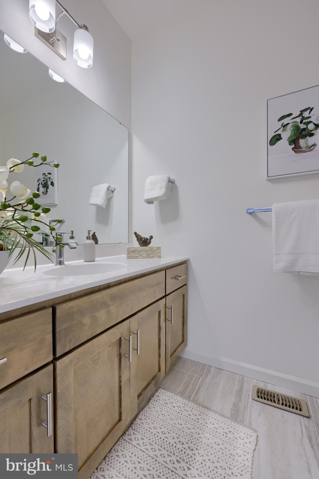 361 Autumn Harvest Lane, Unit 2 Lititz, PA 17543 - Photo 12 of 50 a bathroom with a sink and a mirror