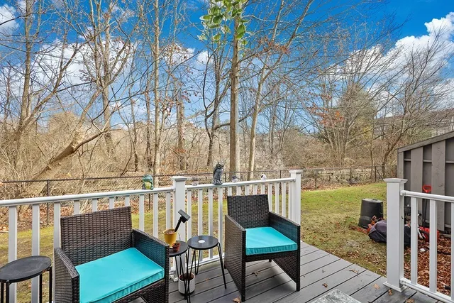 a view of a chairs and table on the terrace