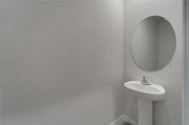 a view of a road with a yard