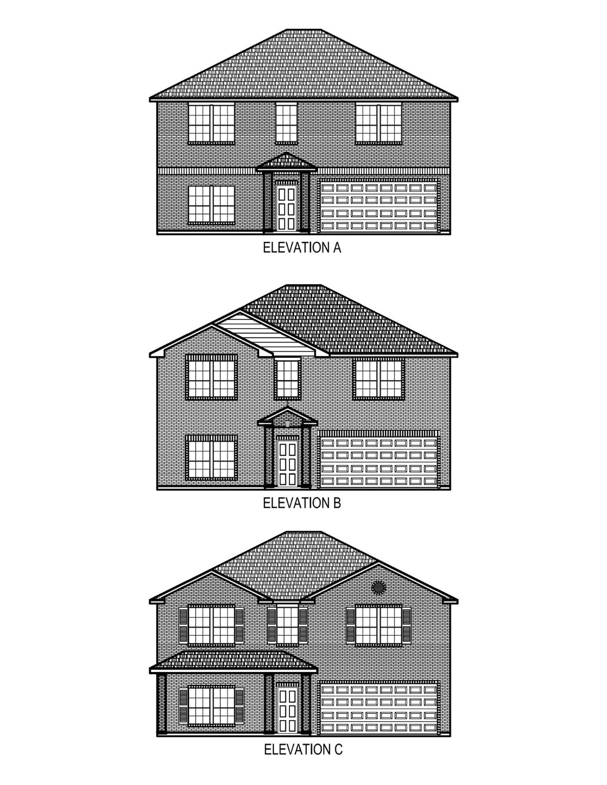 15905 Cy Young Court Splendora, TX 77372 - Photo 3 of 16 a black and white building with a clock on the wall