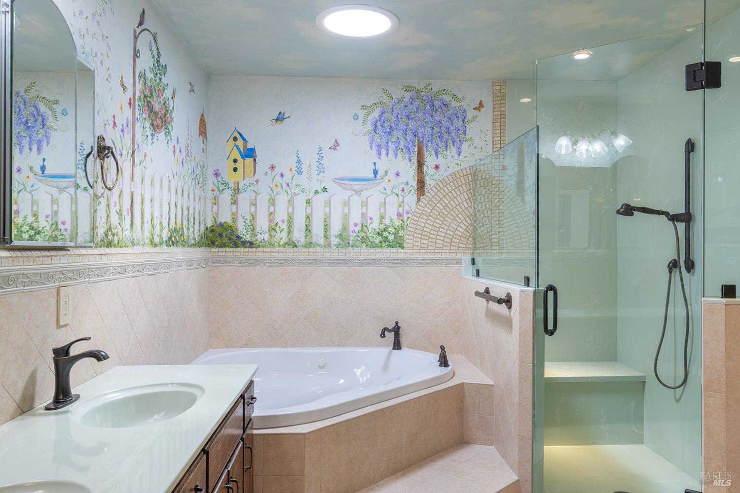 2236 West Hearn Avenue Santa Rosa, CA 95407 - Photo 30 of 56 a bathroom with a sink a toilet and shower