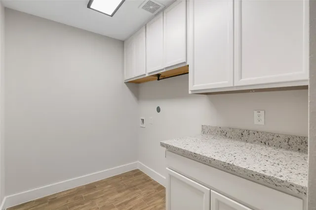 a view of a storage and utility room