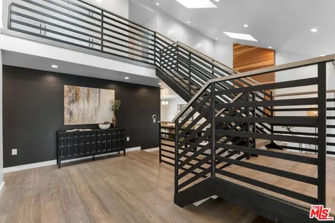 a view of entryway with stairs