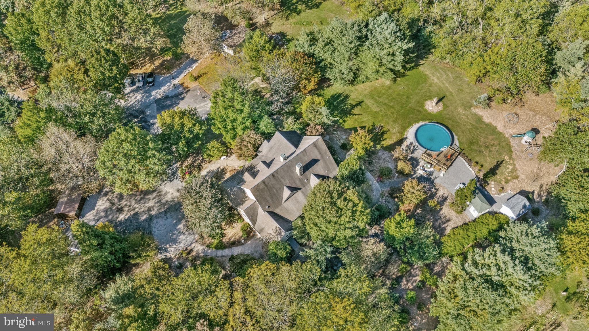 40 Christman Road Kutztown, PA 19530 - Photo 4 of 48 an aerial view of a house with a yard and trees
