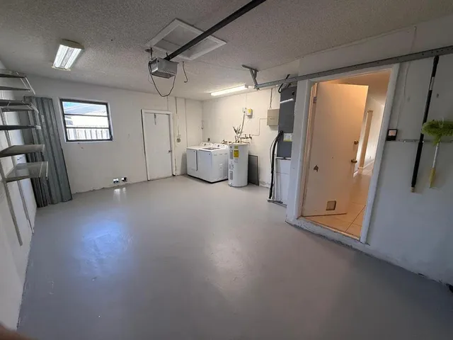 a view of a storage & utility room