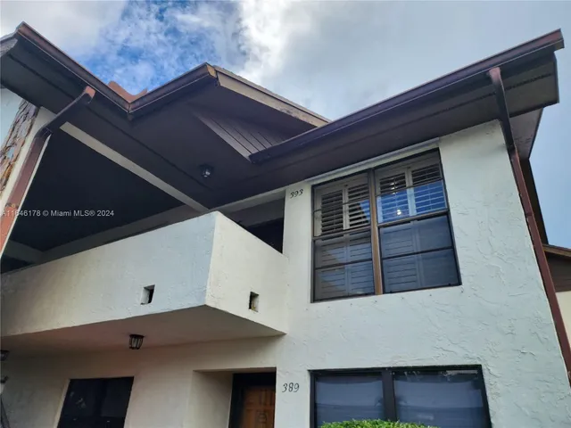 a view of front door