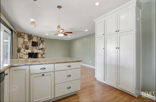 a view of a hallway with front door