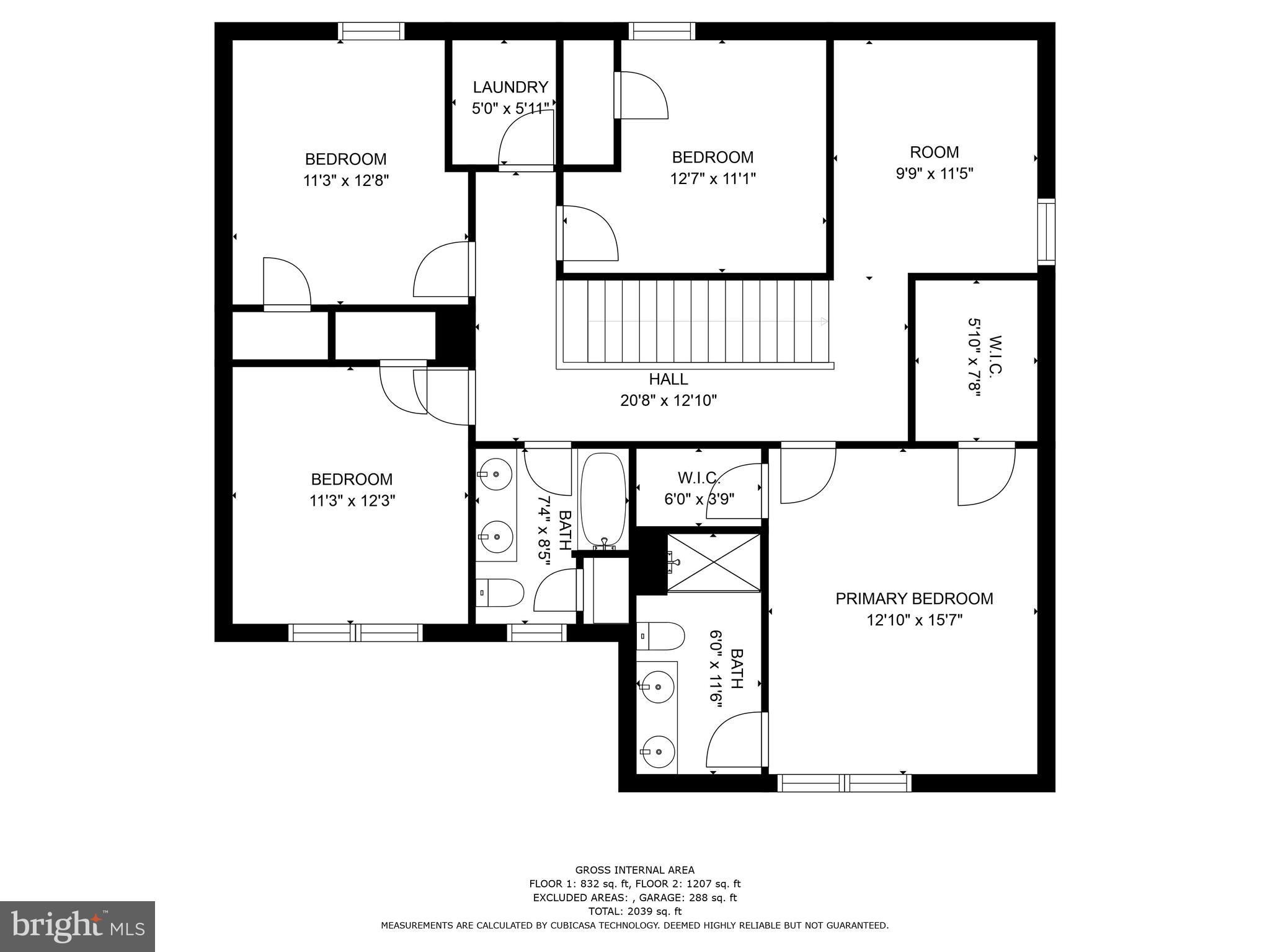 13848 Johnson Road Laurel, DE 19956 - Photo 39 of 47 Upper Level Floor Plan