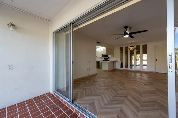 a view of an empty room