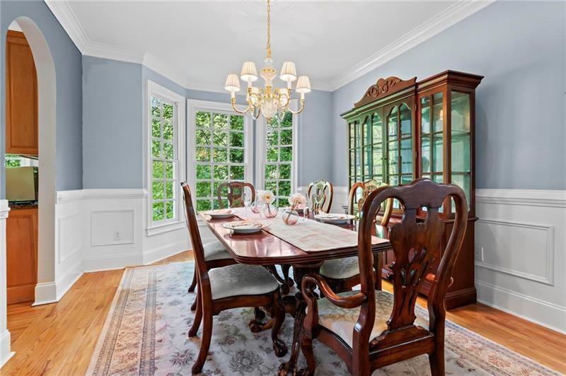 1169 Dawn View Lane Northwest Atlanta, GA 30327 - Photo 10 of 61 a view of a dining room with furniture window and outside view