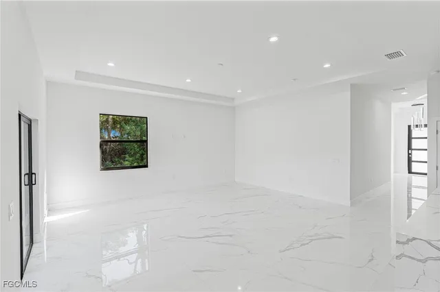 a view of an empty room