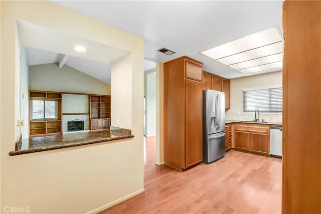 a room with window and furniture