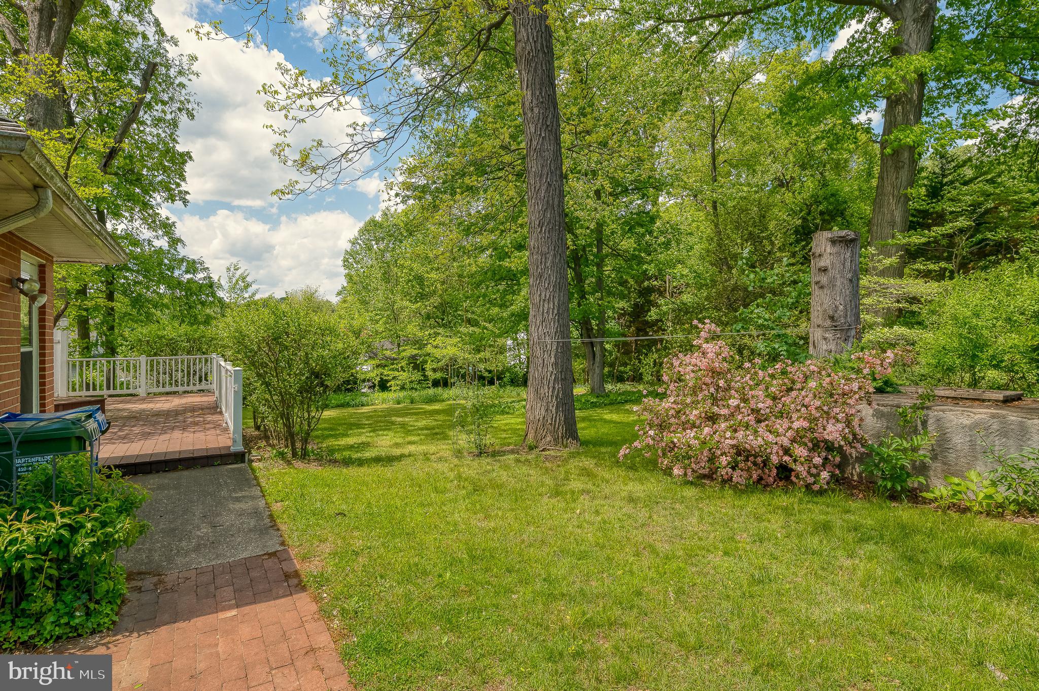 2911 Nelson Lane Fallston, MD 21047 - Photo 57 of 85 a view of a garden with large trees