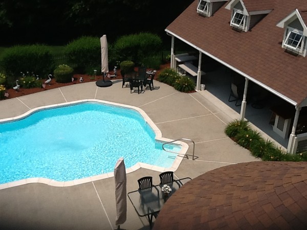5 Parker Road Mendon, MA 01756 - Photo 24 of 28 a view of a swimming pool with lounge chair