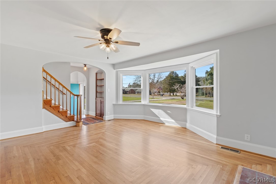 369 Main Street Reedville, VA 22539 - Photo 8 of 44 a view of an entryway with wooden floor