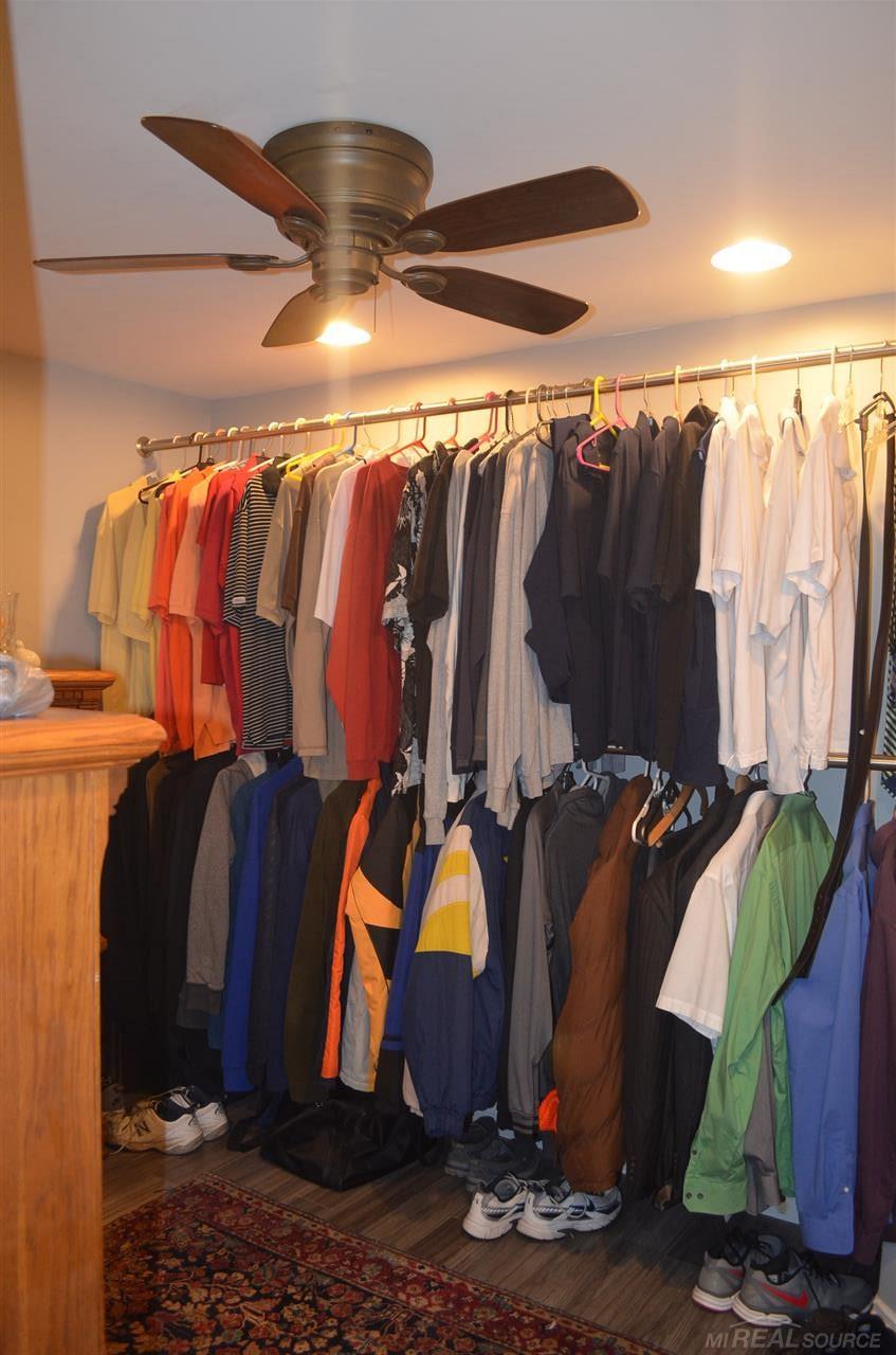 50371 Riverside Drive Macomb, MI 48044 - Photo 24 of 30 Walk in closet in bedroom in basement