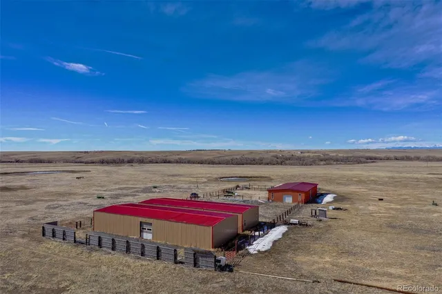 an outdoor view with a sitting space
