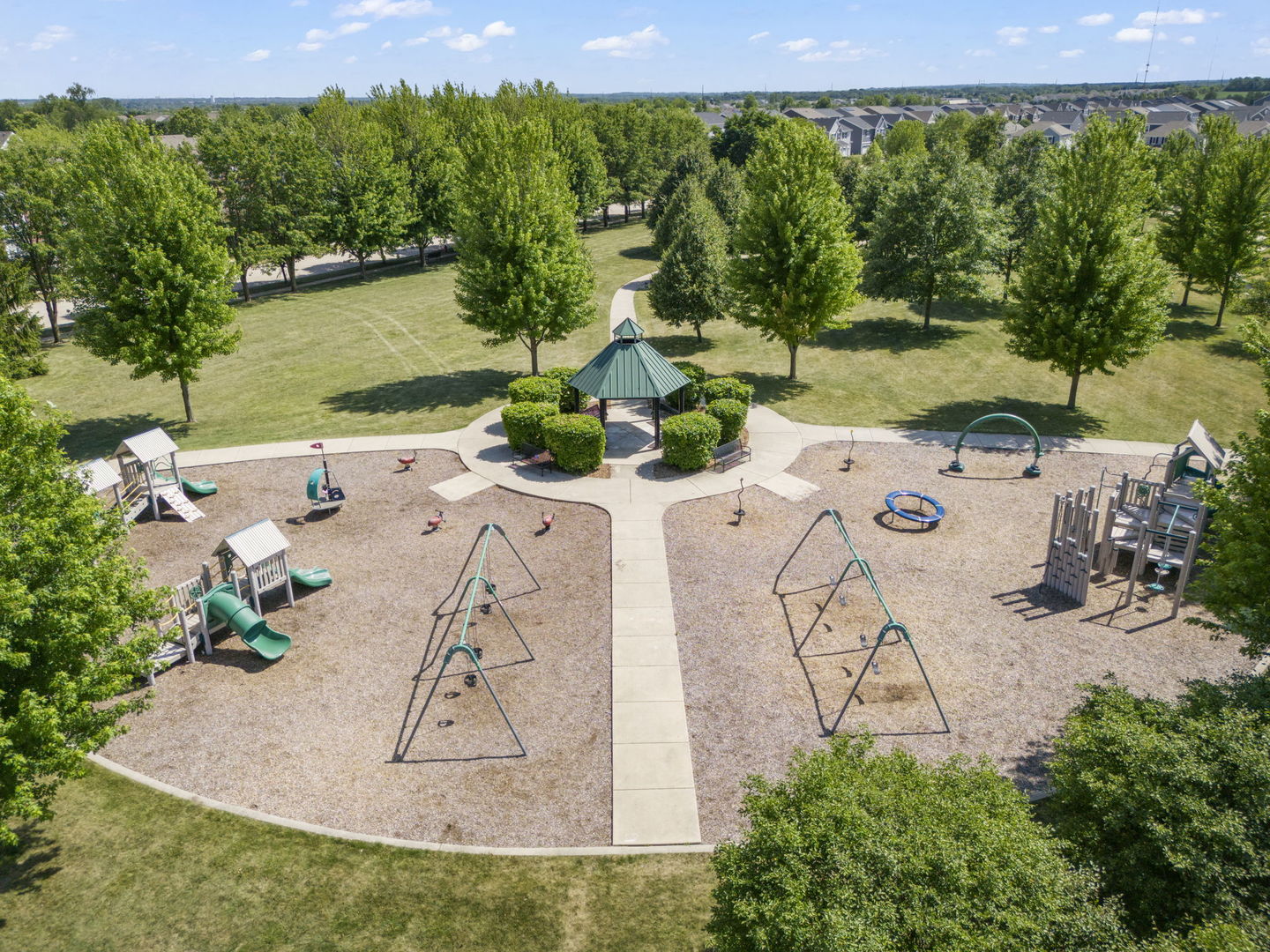 235 Garden Drive Elgin, IL 60124 - Photo 24 of 25 an aerial view of a house with a yard