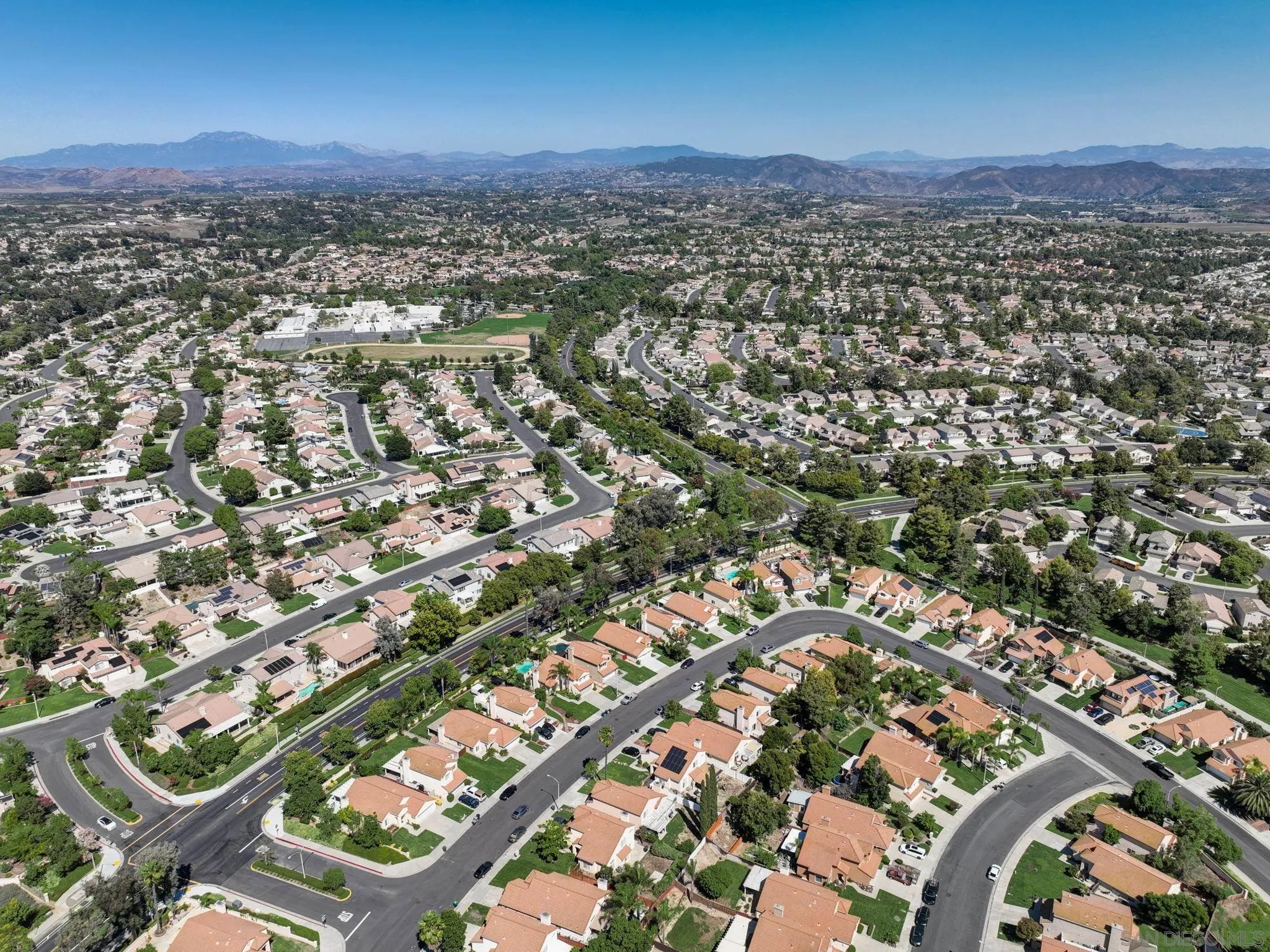 32012 Calle Espinosa Temecula, CA 92592 - Photo 48 of 53 an aerial view of residential houses with city view