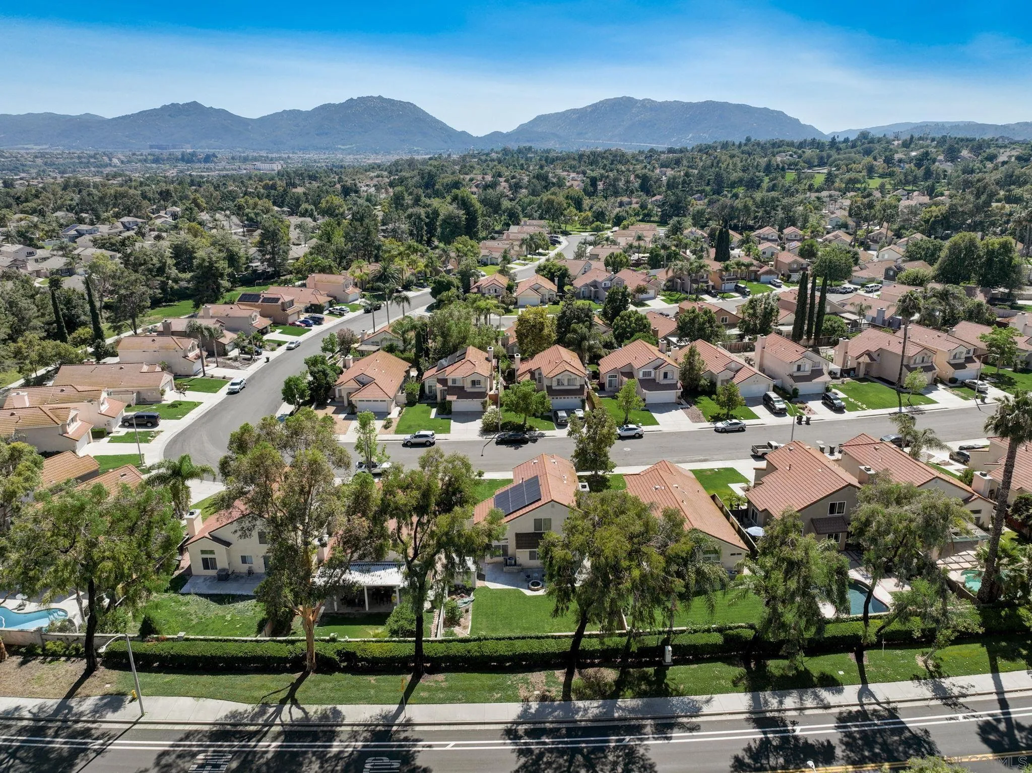32012 Calle Espinosa Temecula, CA 92592 - Photo 51 of 53 an aerial view of a city with lots of residential buildings
