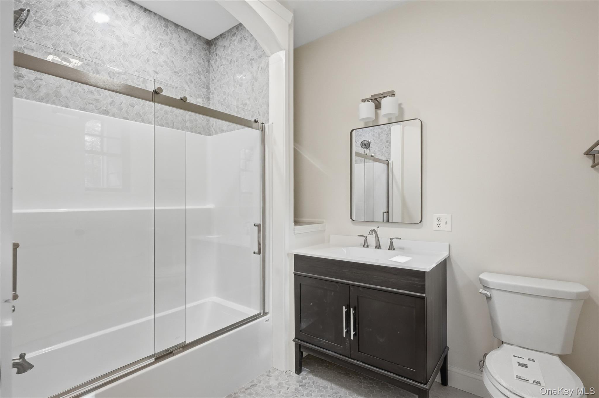 300 Van Tuyl Road Barryville, NY 12719 - Photo 39 of 50 a bathroom with a sink a toilet and shower
