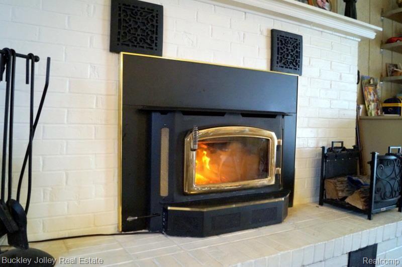 Wood Stove in the Dining Room