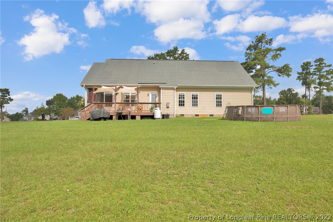 515 Booth Pond Road Raeford, NC 28376 - Photo 34 of 39 a front view of house with garden