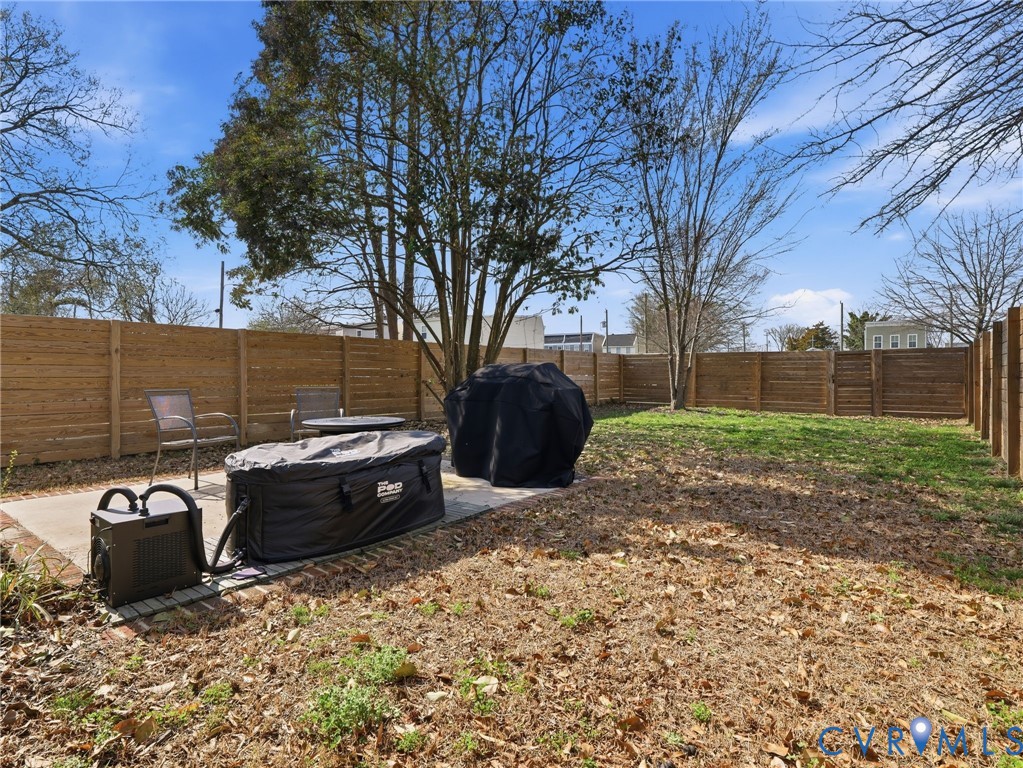 1202 North 34th Street Richmond, VA 23223 - Photo 36 of 36 Fenced backyard with a patio