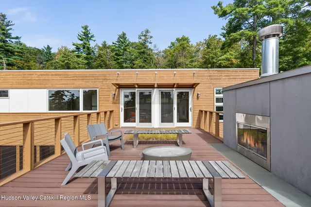 a view of a house with sitting area