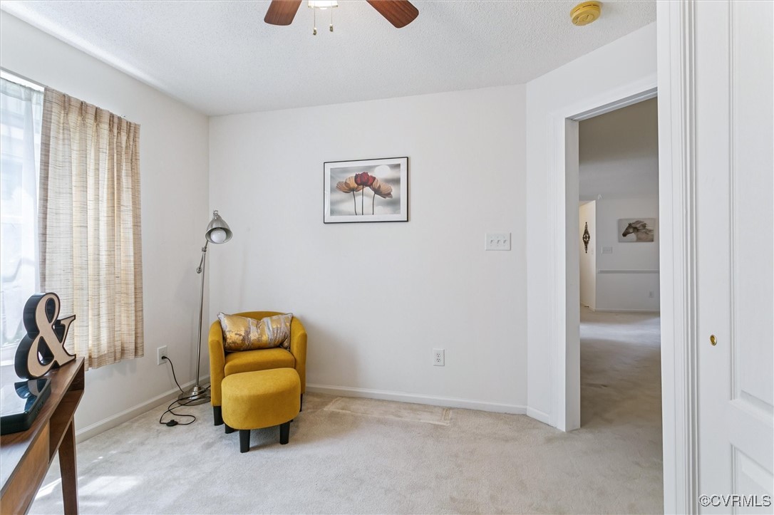 262 Claiborne Drive Williamsburg, VA 23185 - Photo 21 of 49 Sitting room featuring light colored carpet and ce