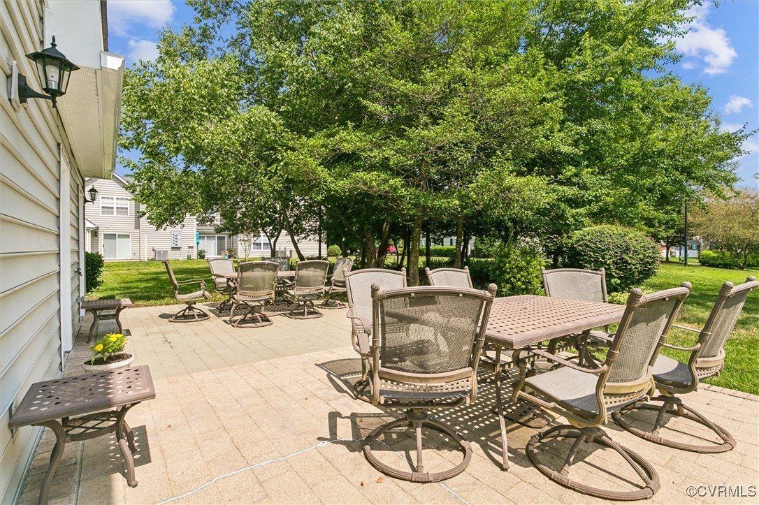 262 Claiborne Drive Williamsburg, VA 23185 - Photo 46 of 49 View of patio / terrace featuring outdoor dining a