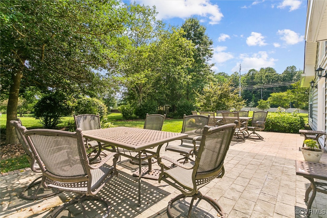 262 Claiborne Drive Williamsburg, VA 23185 - Photo 47 of 49 View of patio / terrace with outdoor dining area a