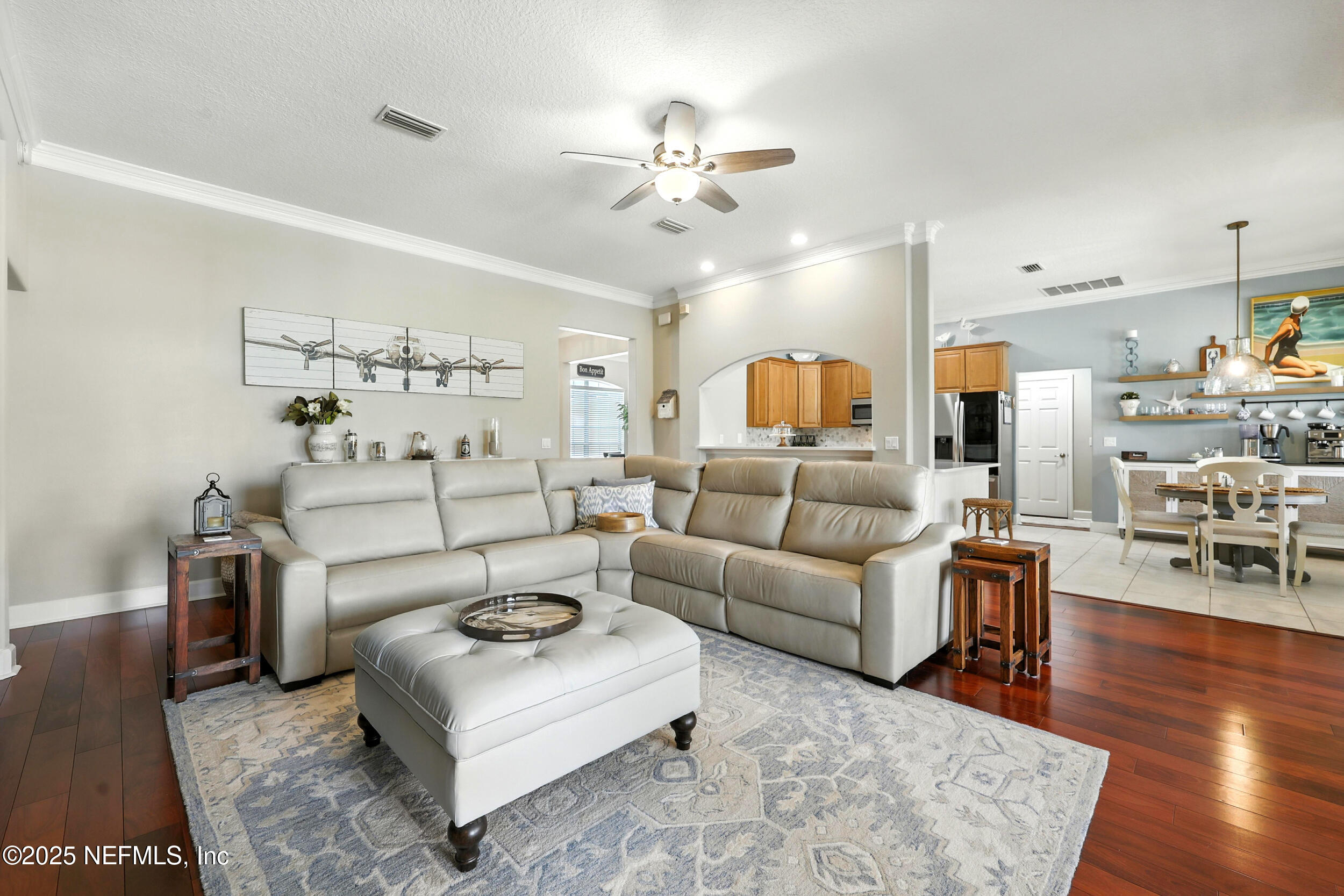 1185 Garrison Drive St. Augustine, FL 32092 - Photo 12 of 70 a living room with furniture and wooden floor