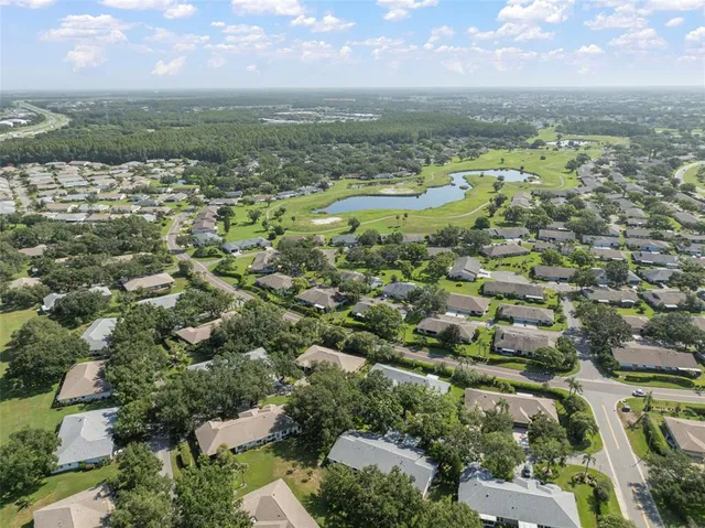 a view of a lake with a mountain in the background
