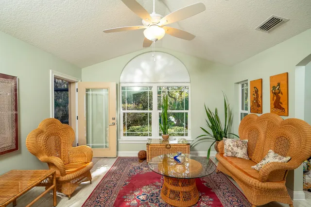 a kitchen with a stove and a microwave
