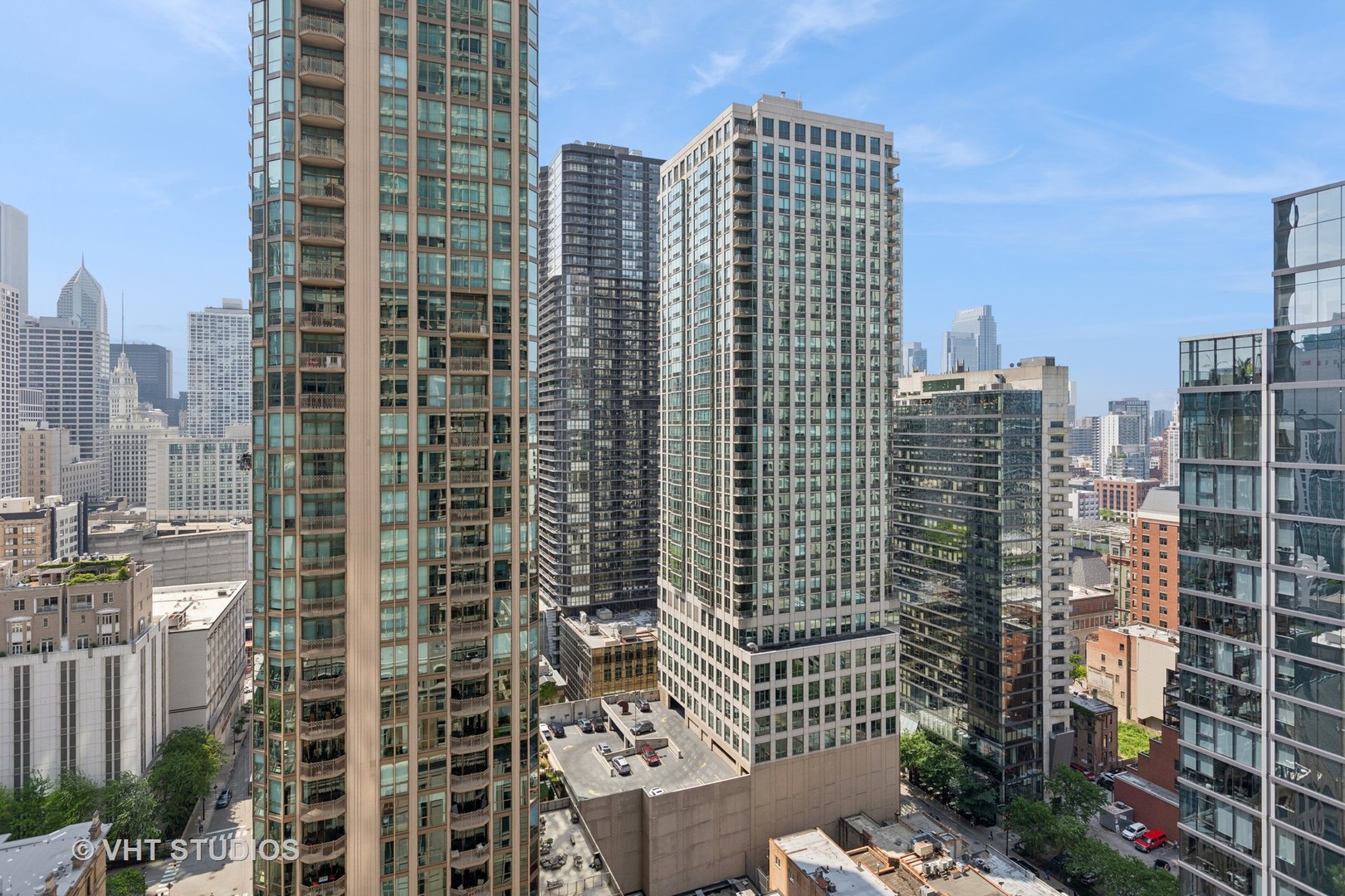 25 East Superior Street, Unit 2405 Chicago, IL 60611 - Photo 12 of 26 a city view with tall buildings