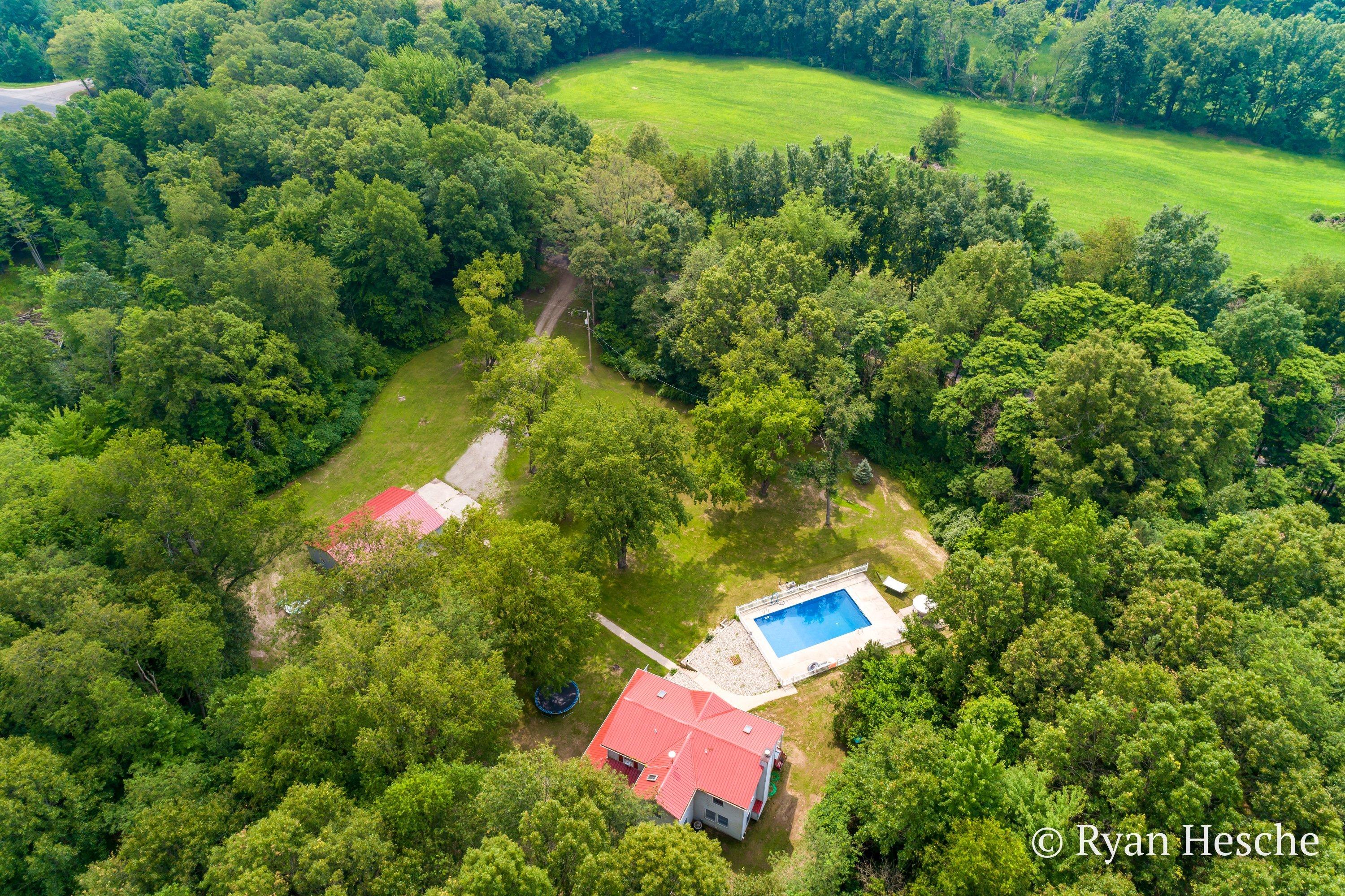 4410 Borden Road Fenwick, MI 48834 - Photo 34 of 34 008-4410 Borden Road Aerial-9