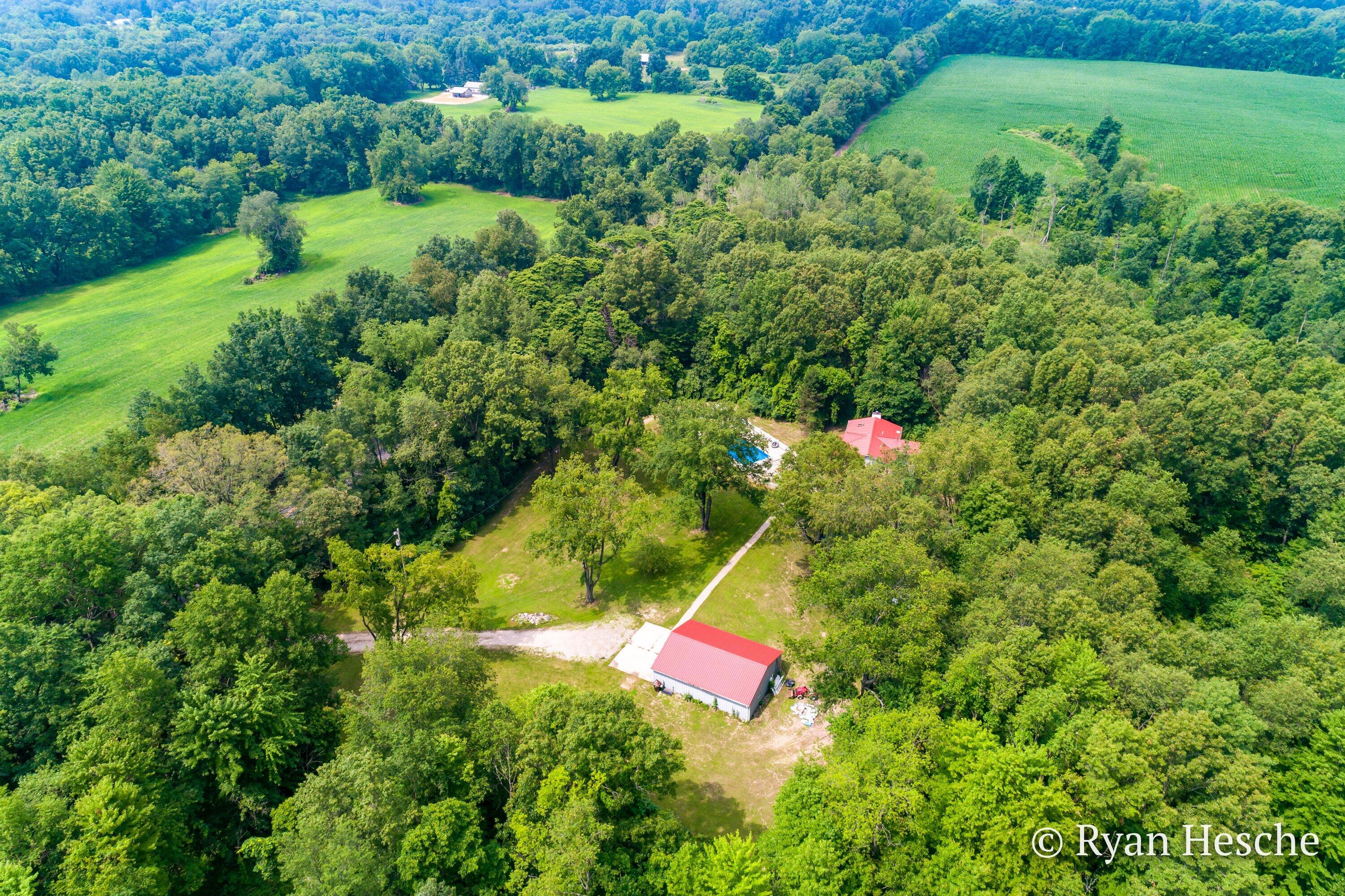 4410 Borden Road Fenwick, MI 48834 - Photo 8 of 34 009-4410 Borden Road Aerial-10