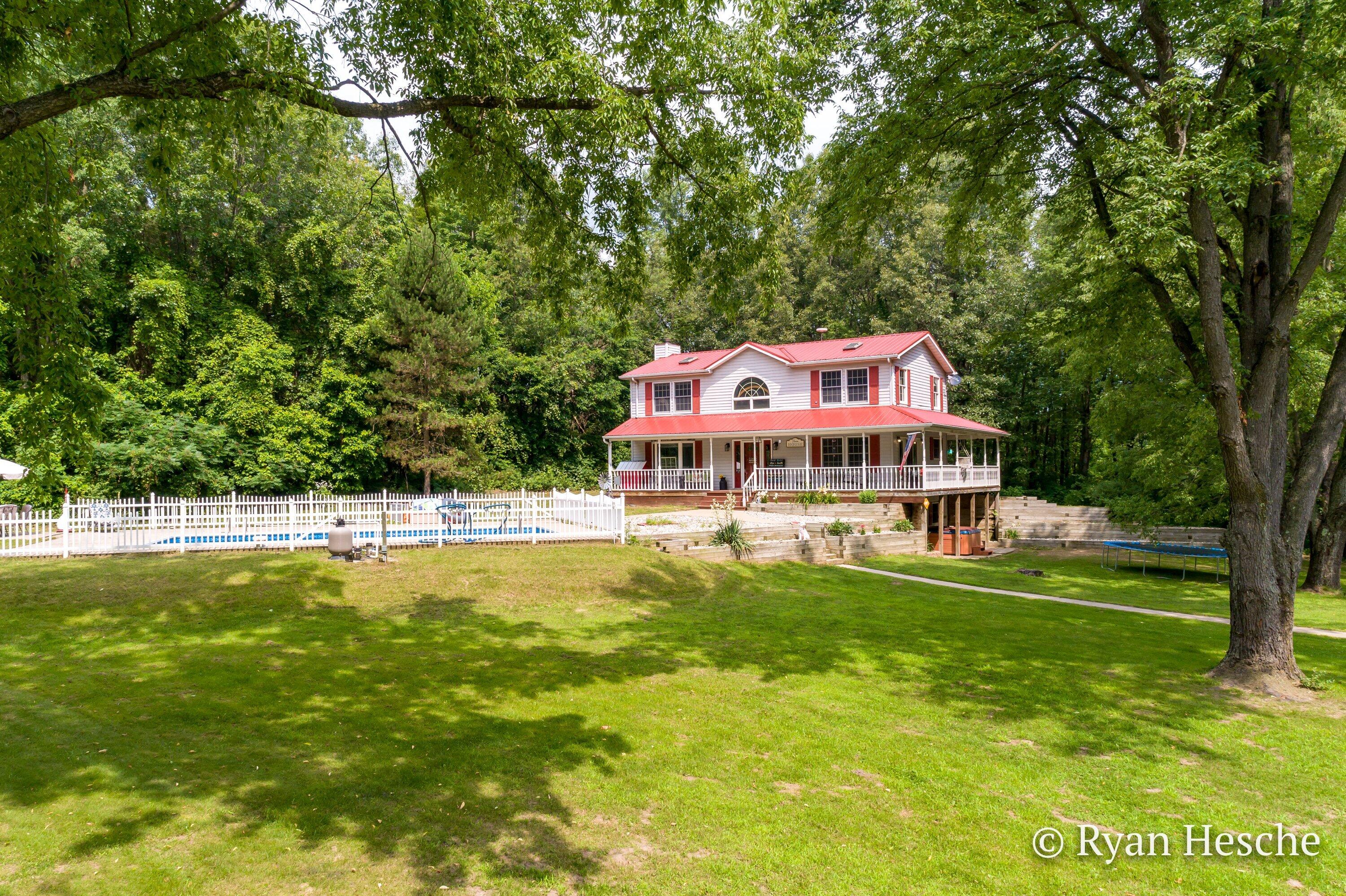 4410 Borden Road Fenwick, MI 48834 - Photo 9 of 34 010-4410 Borden Road Aerial