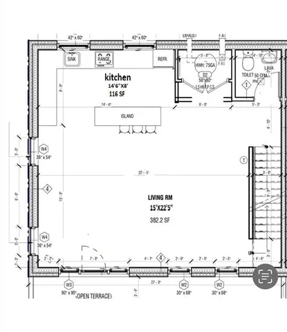 a picture of a floor plan