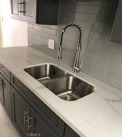 a close view of sink and tap